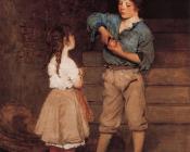 Two Children - 尤金·德·布拉斯